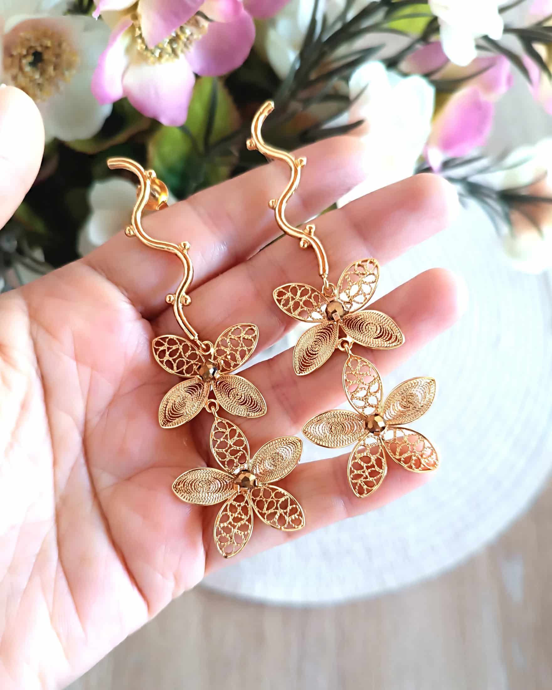 Aretes filigrana Constanza - miniatura 3