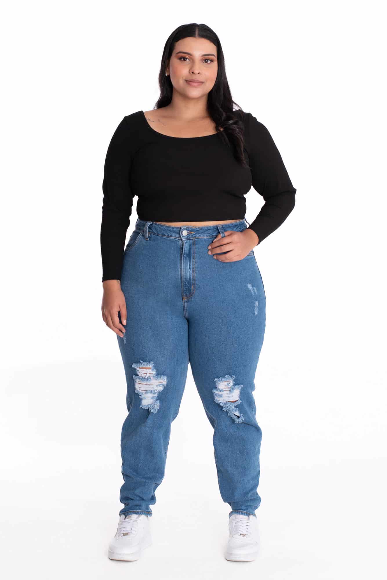 Jean Mom Azul Medio 403 - miniatura 2