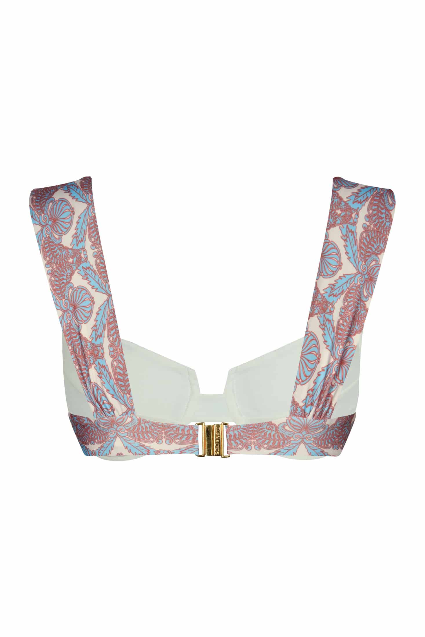 Sabina Top / Sky Blue Ornaments - Ivory - miniatura 3