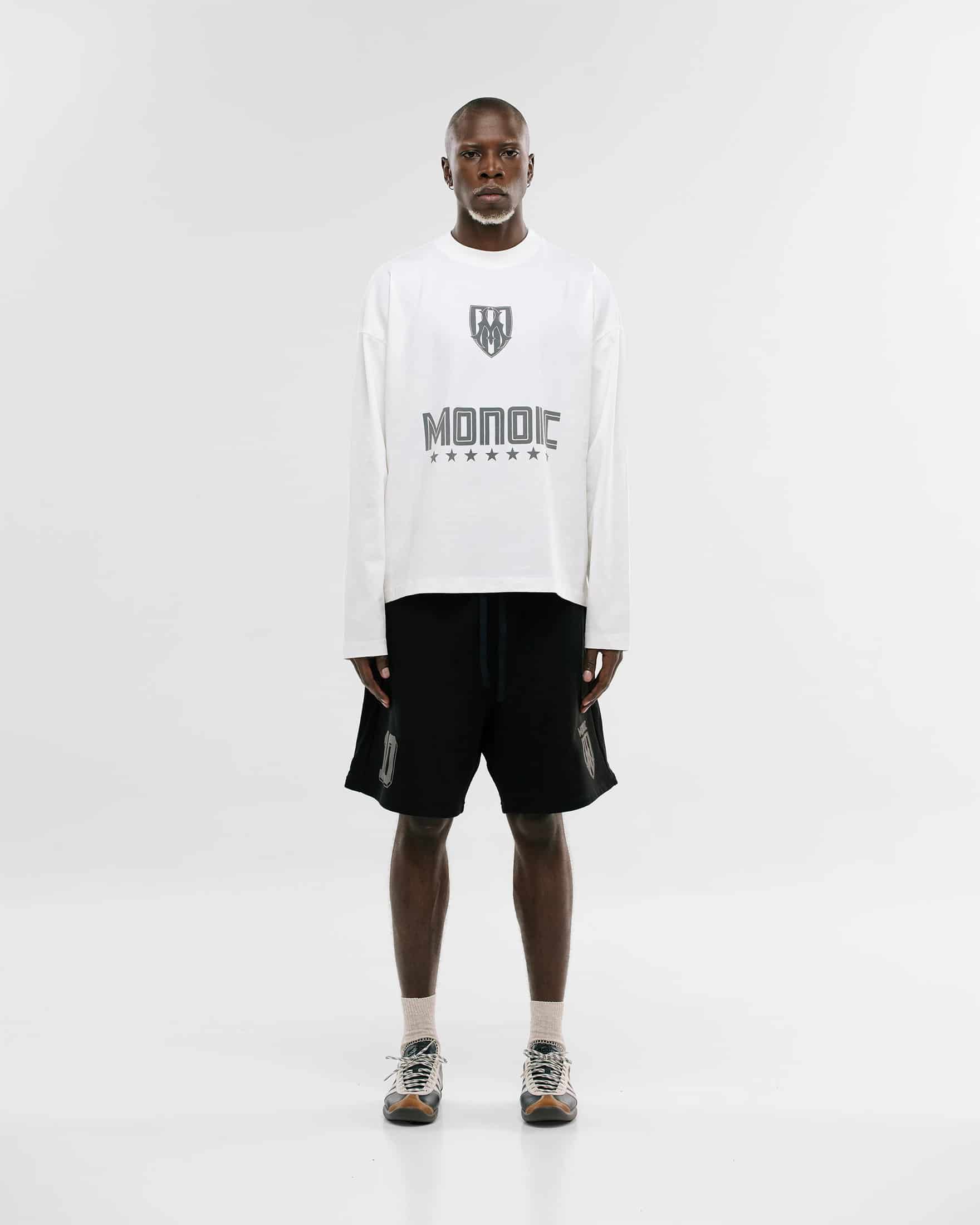 Camiseta Oversized Shield Long Sleeve - Off White - miniatura 3