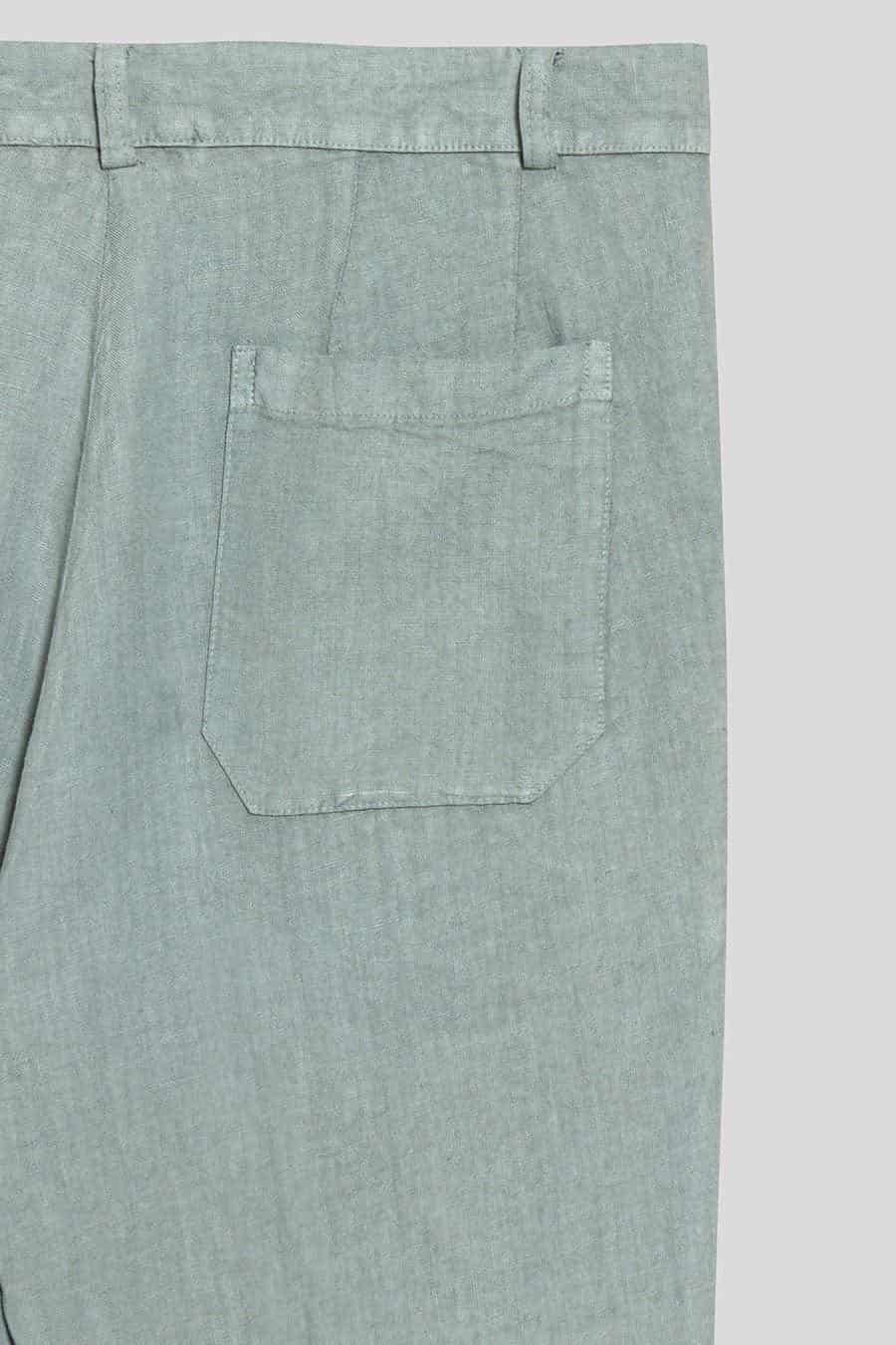 Men's linen pants grey donato - miniatura 6
