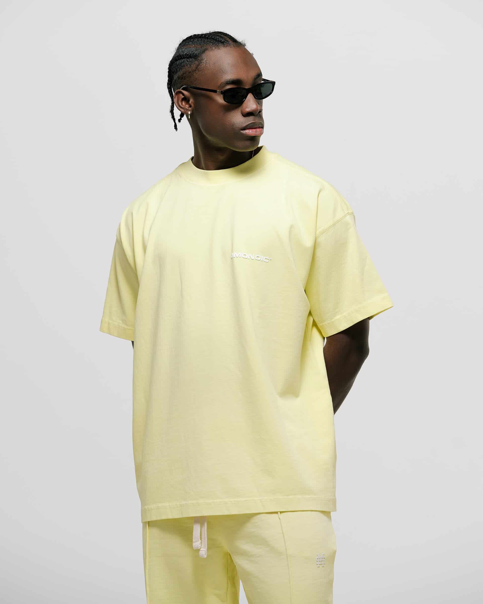 Camiseta Oversized Básica V3 - Amarillo Pastel - miniatura 1