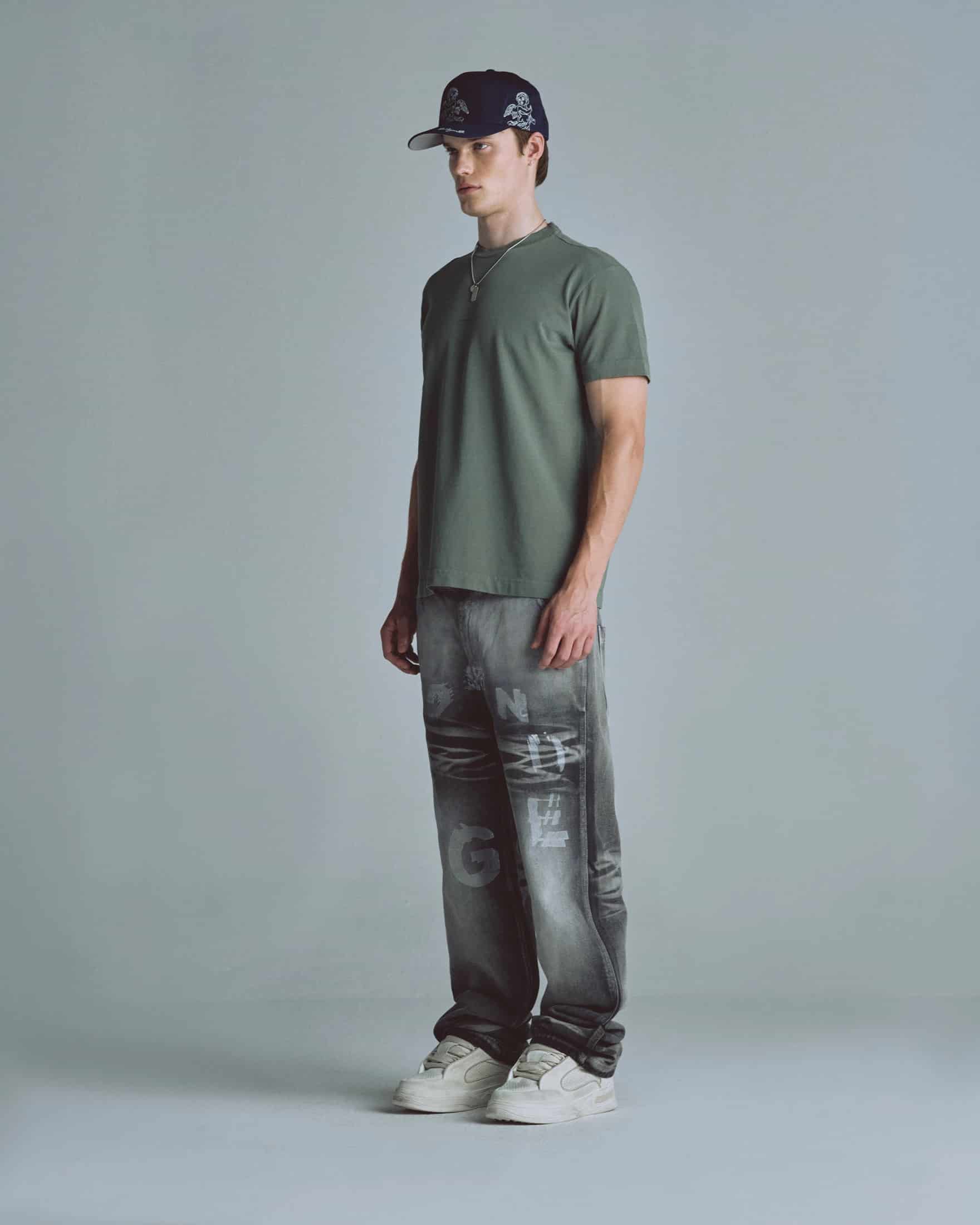 Basics Undergold Company Regular Fit Tshirt Olive Green - miniatura 5