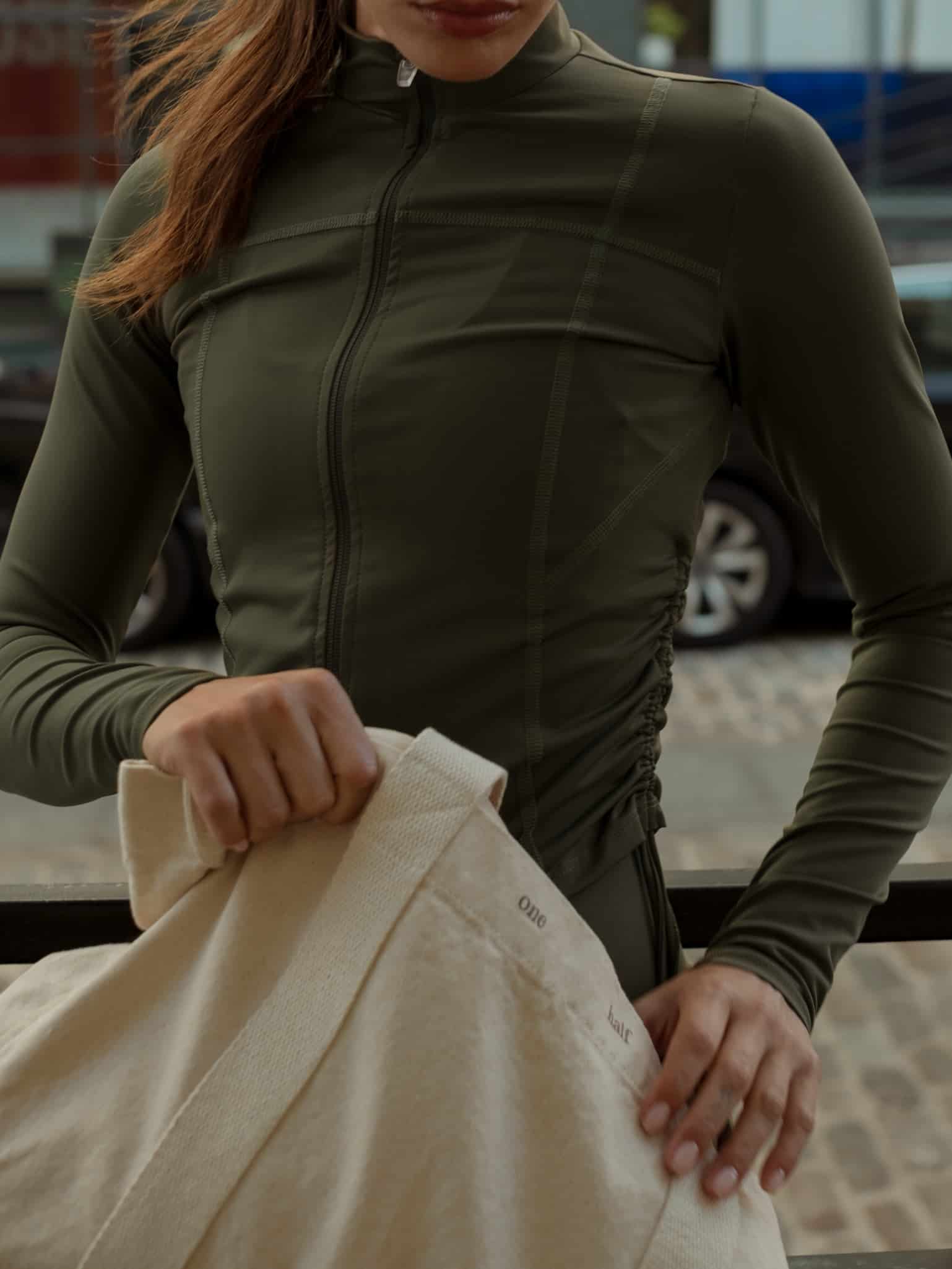 BBL SCULPT JACKET - PESTO - miniatura 7