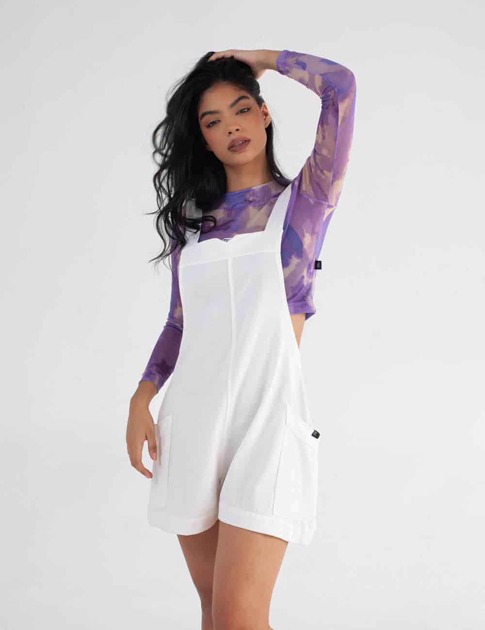Romper Tirantas Haoma crudo Mujer - miniatura 4