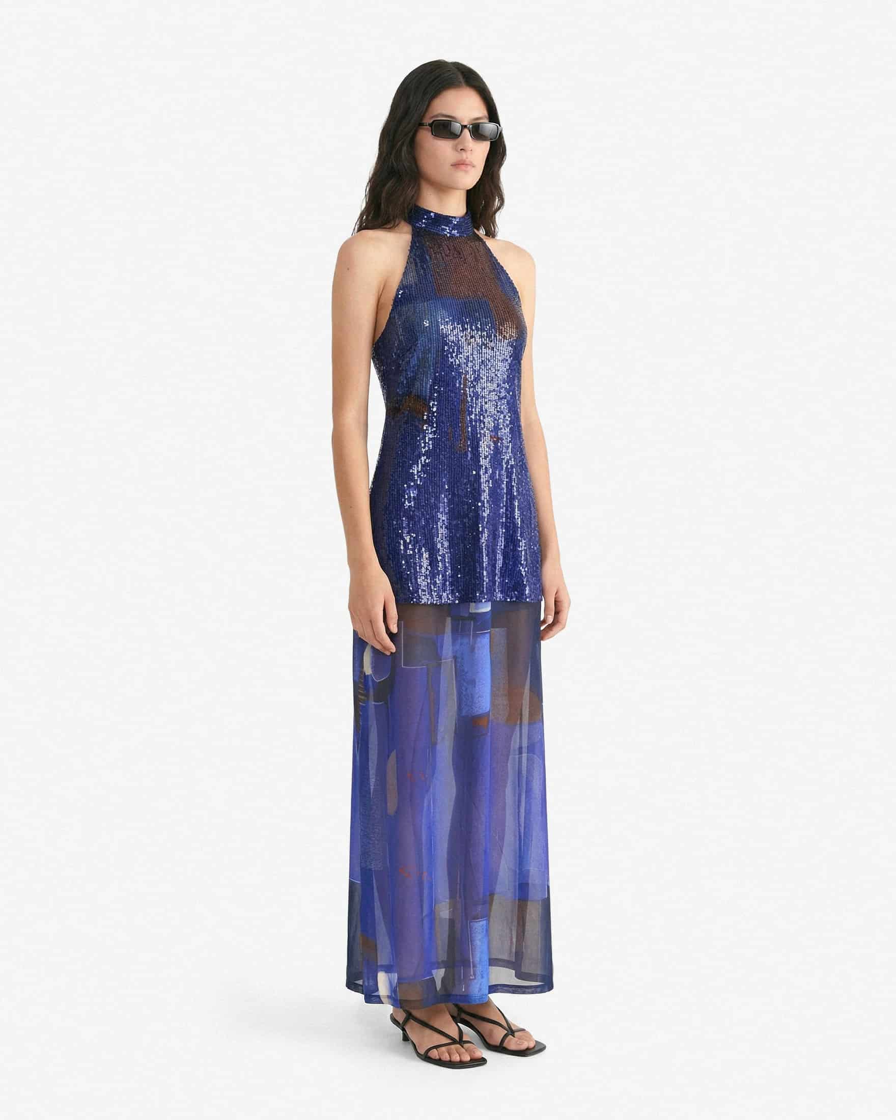Halter Sequin Dress - Diving - miniatura 2