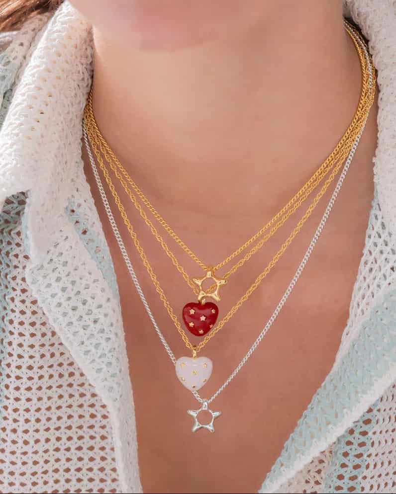 Collar Corazón Nude - miniatura 1