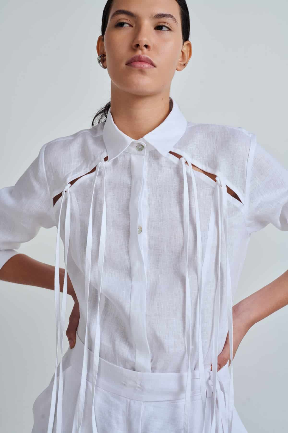 GABY SHIRT WHITE - miniatura 6