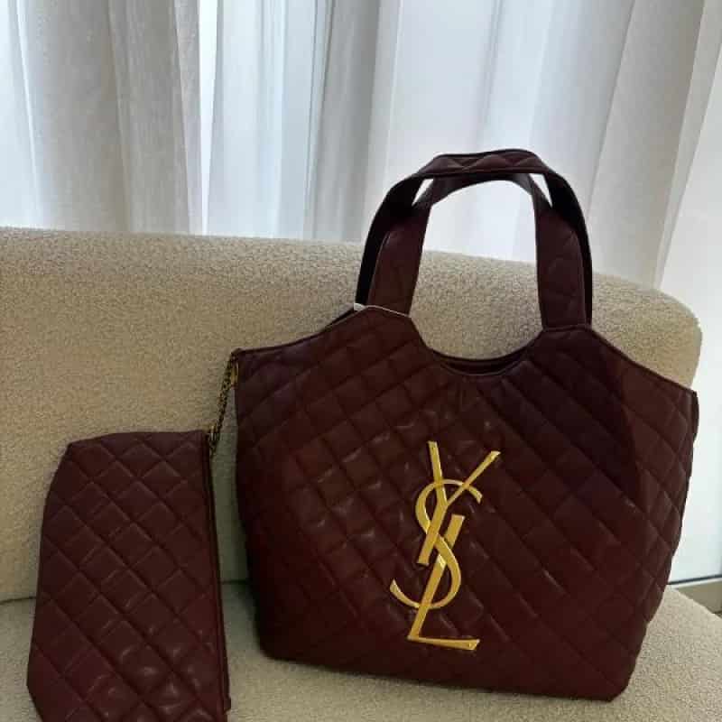 BOLSO YSL VINOTINTO GRANDE - miniatura 3