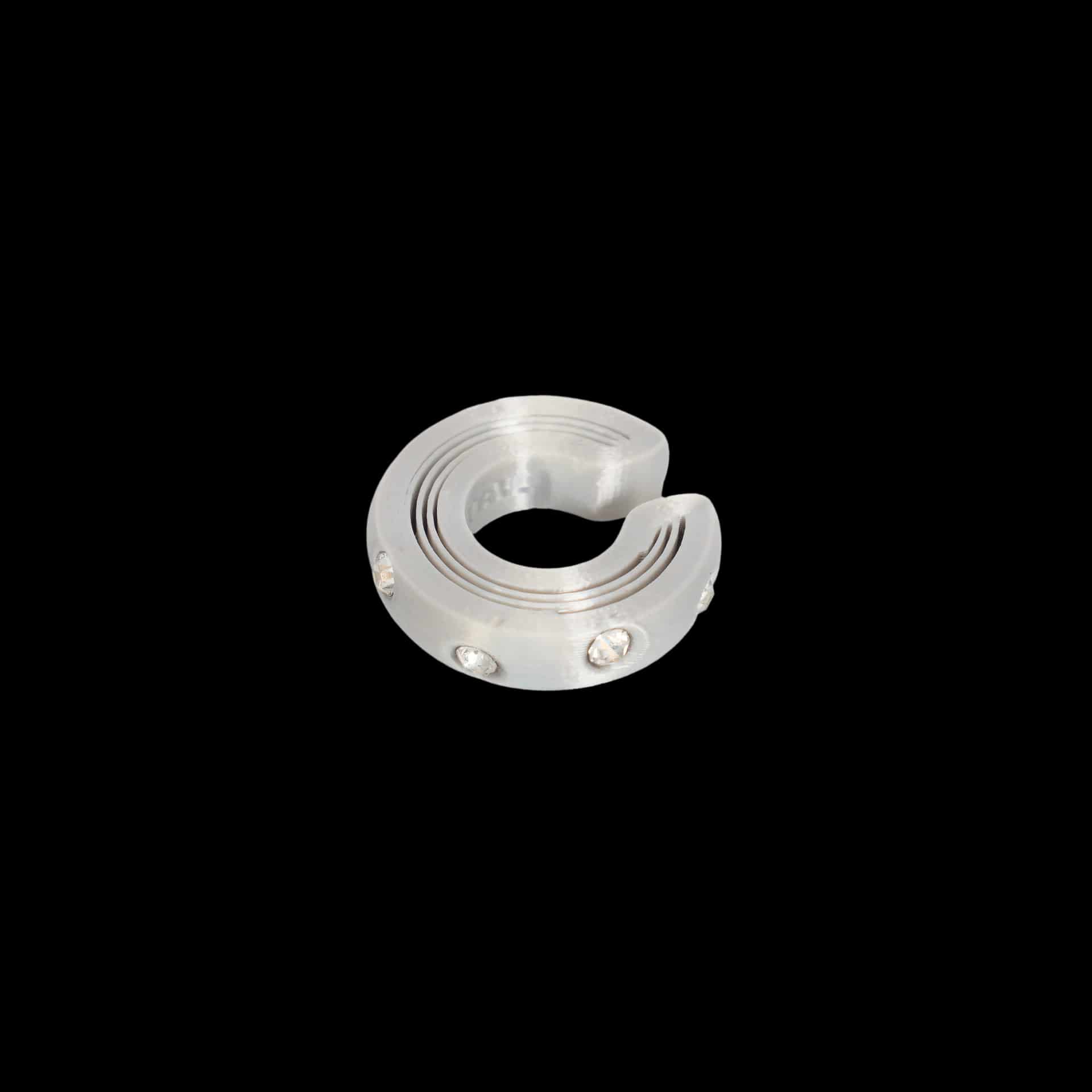 EAR CUFF GRUESO CON CRISTALES X1 - miniatura 5
