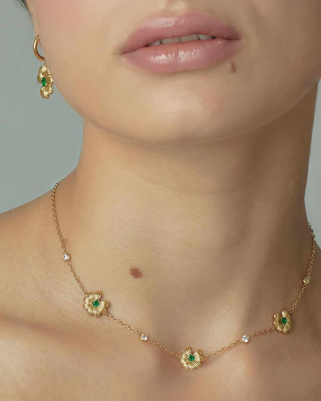 Collar Amaranta Esmeralda - miniatura 2