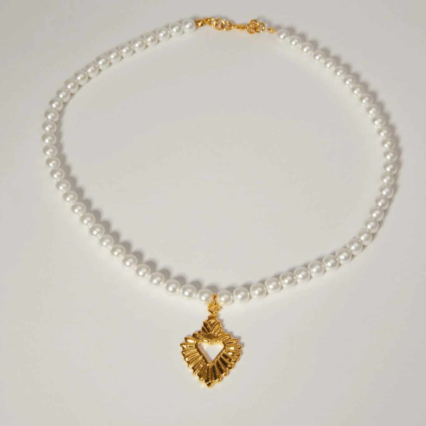 Amore Pearl Necklace - miniatura 1