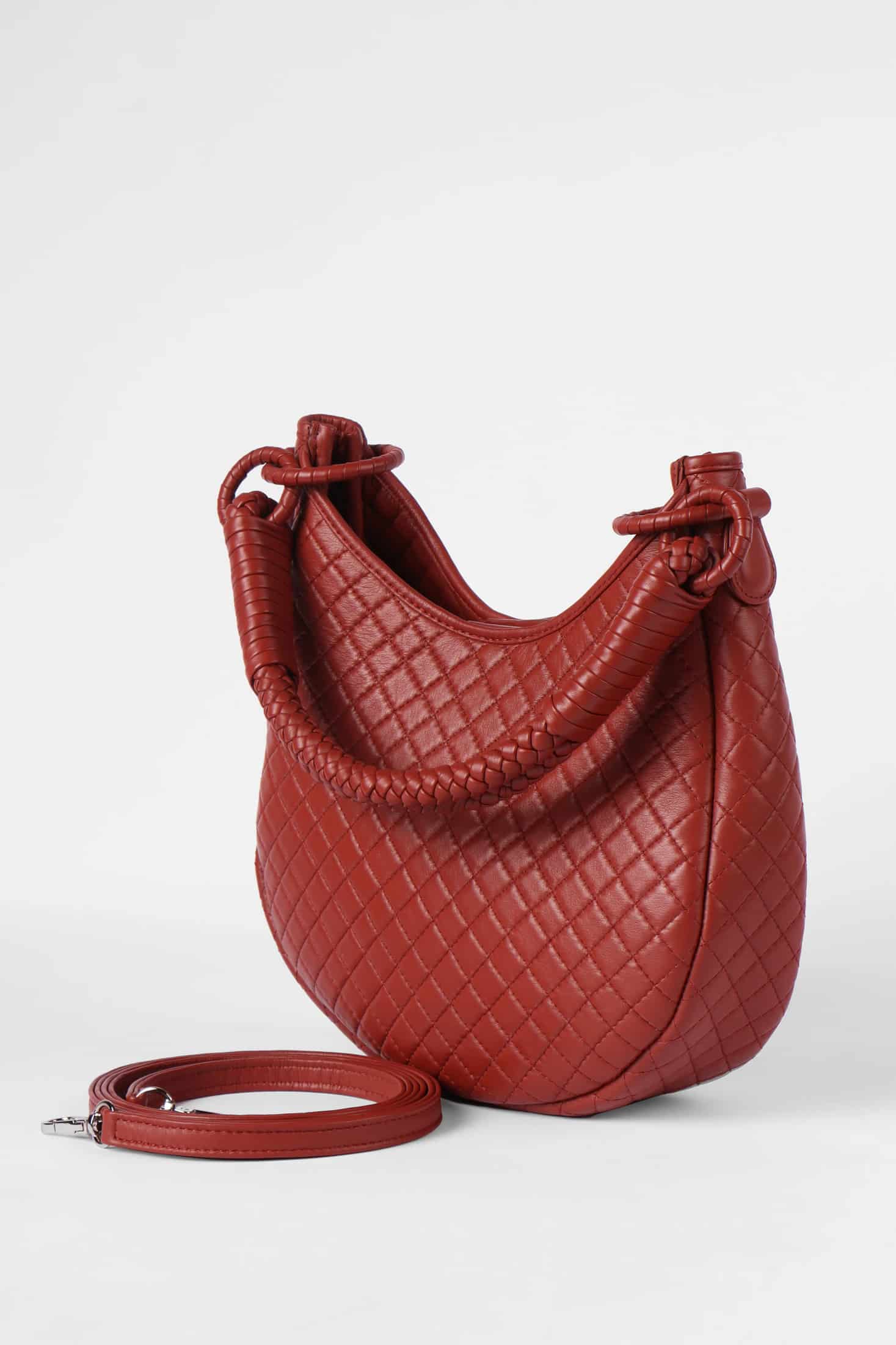 Saddle Shoulder Bag, Brick - miniatura 5