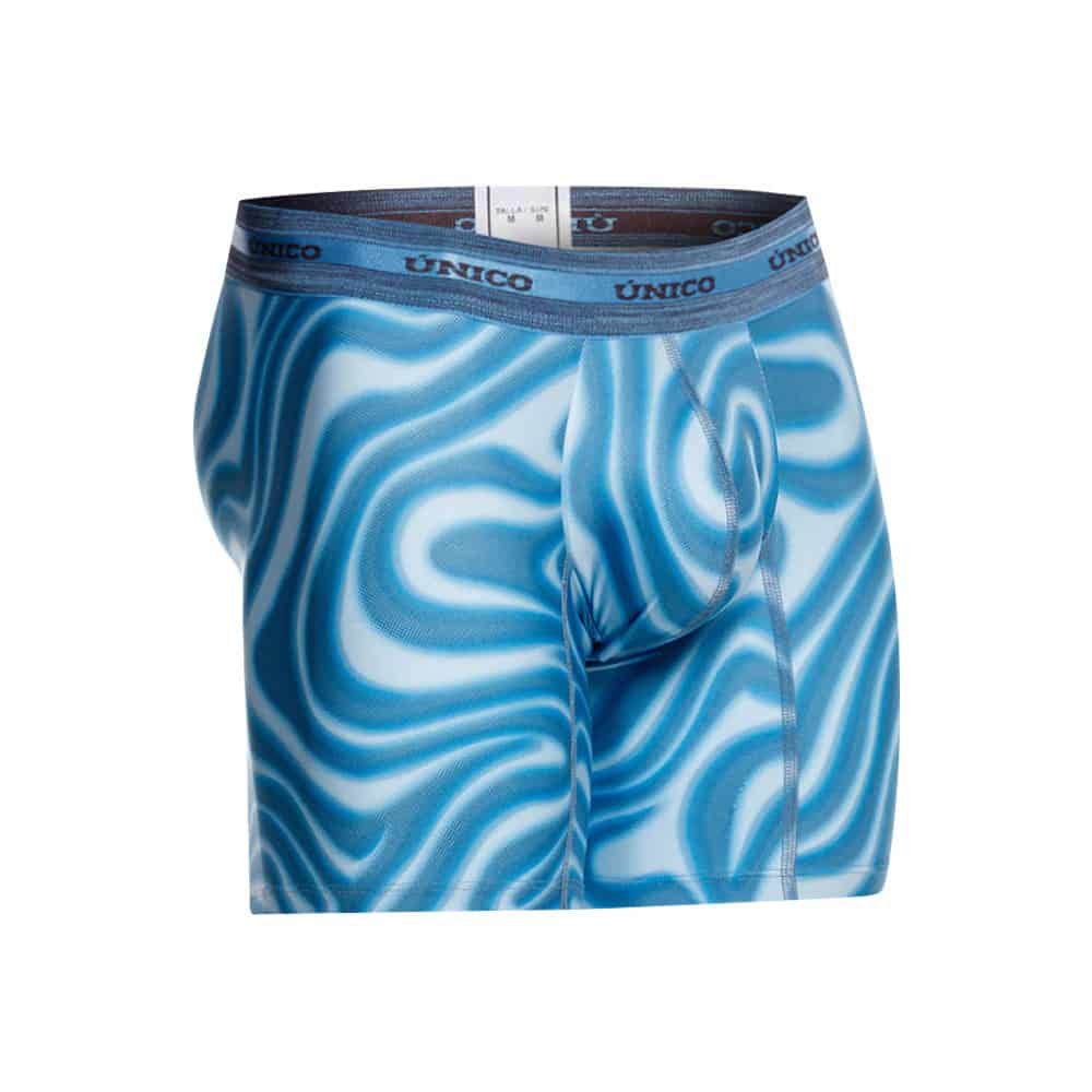 BOXER MEDIO FAUVE AZUL - miniatura 12