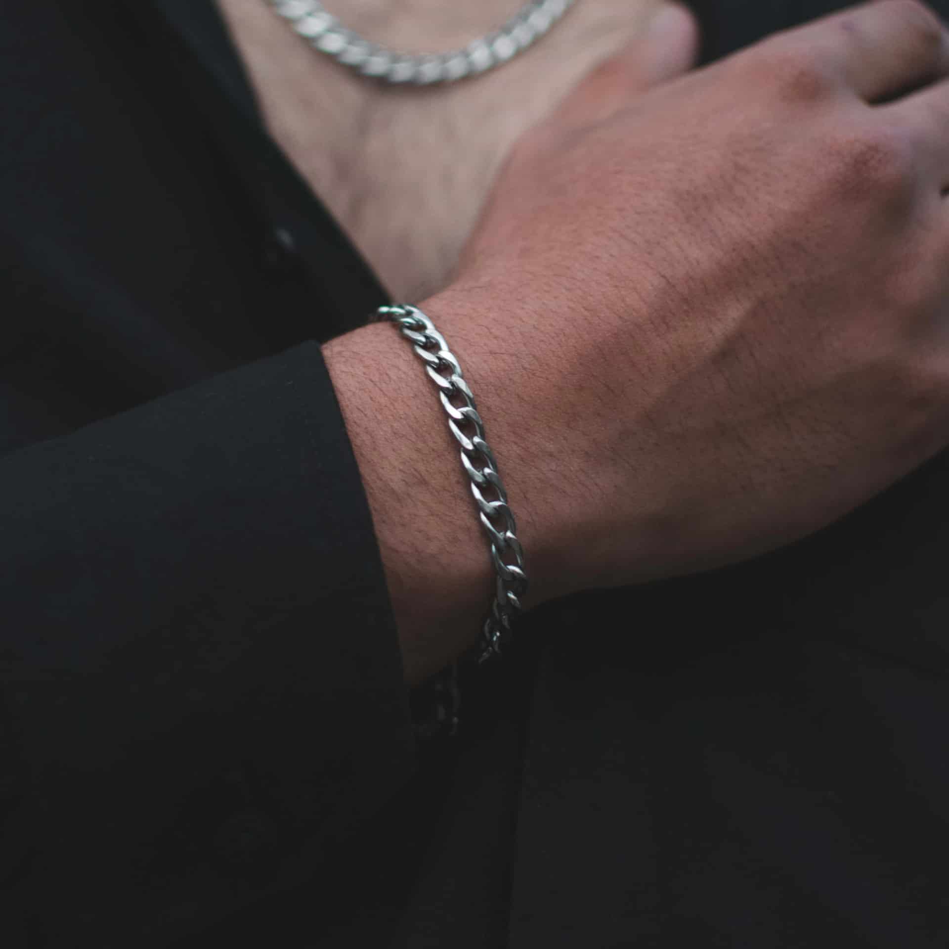 Pulsera cubana SILVER - miniatura 1