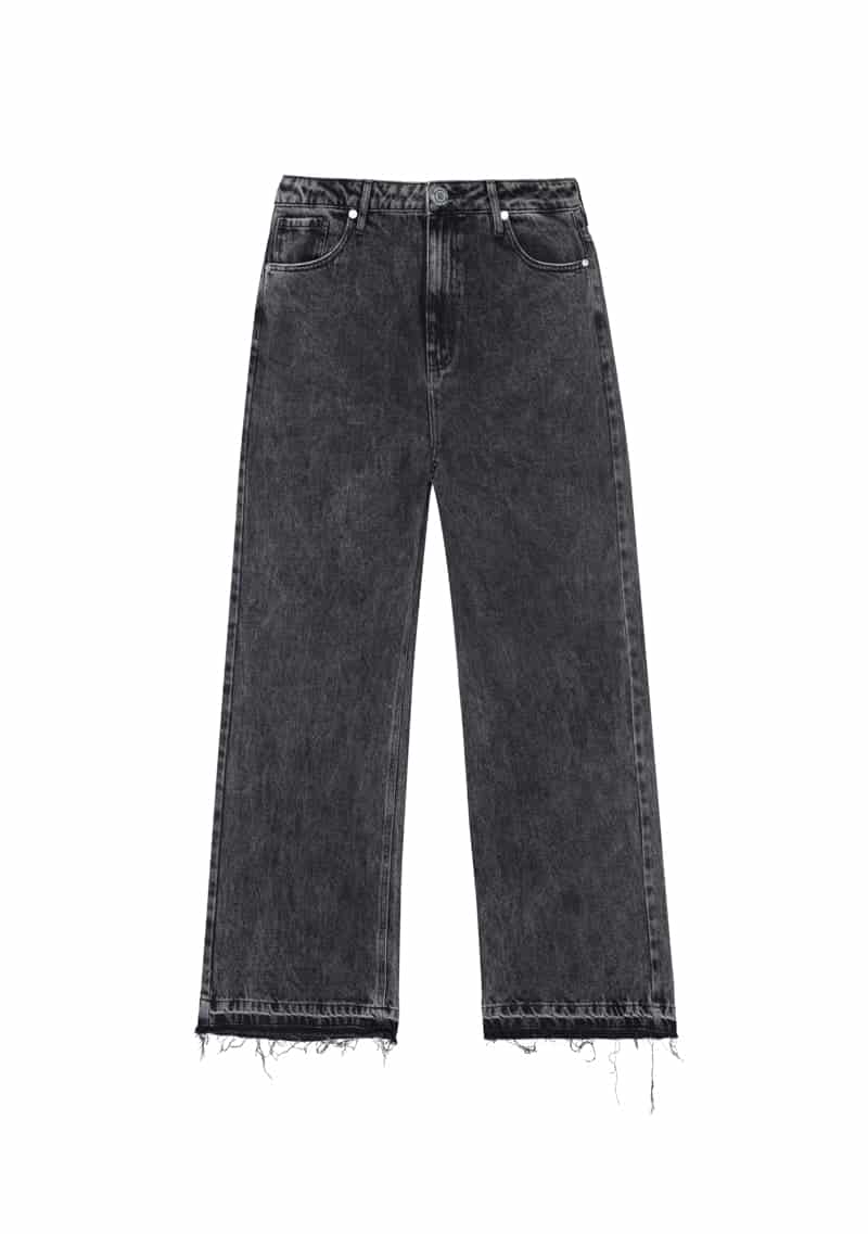 Monclair washed black brown jean - miniatura 1