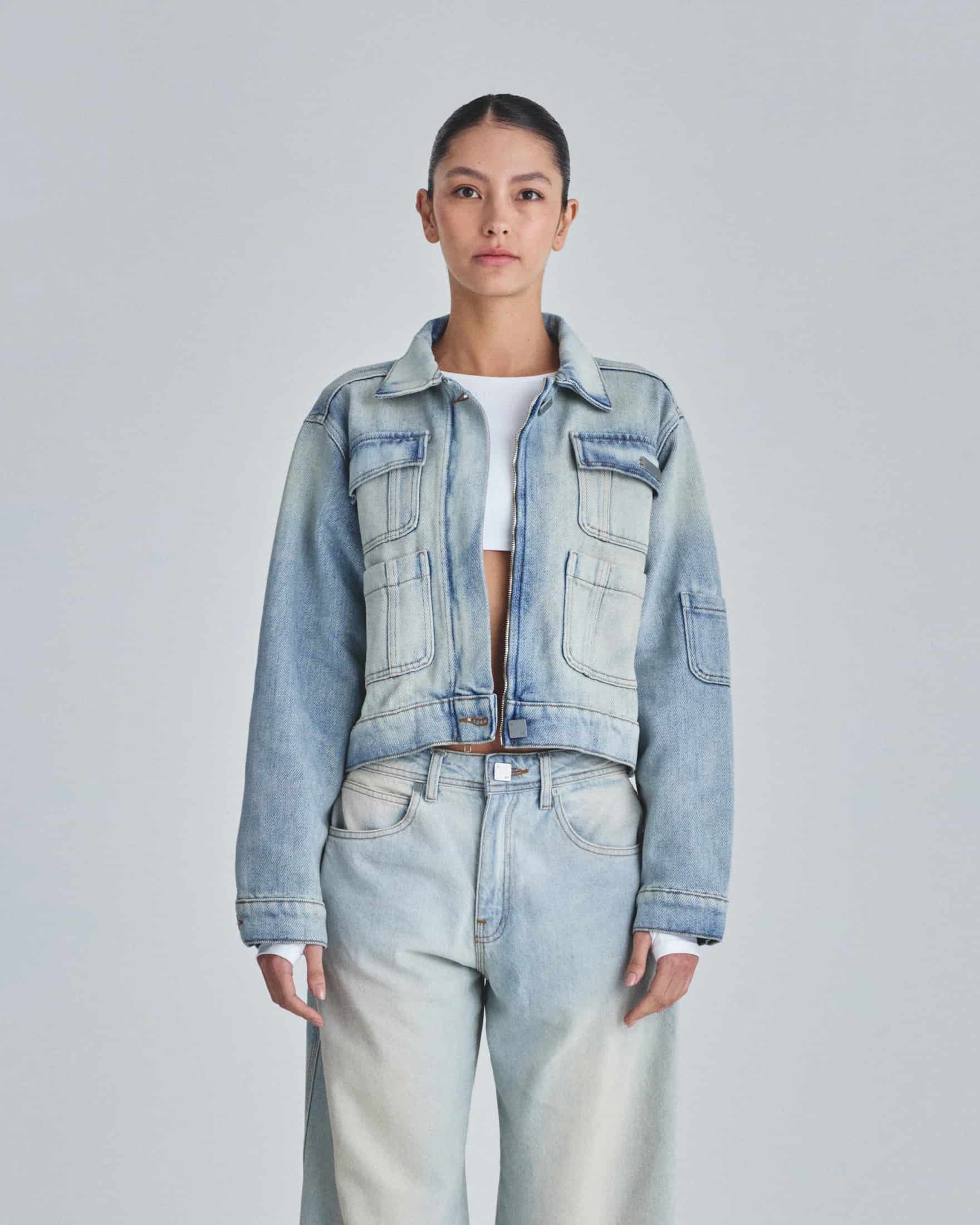 W Line Basic Multipocket Jacket Dirty Ice - miniatura 2
