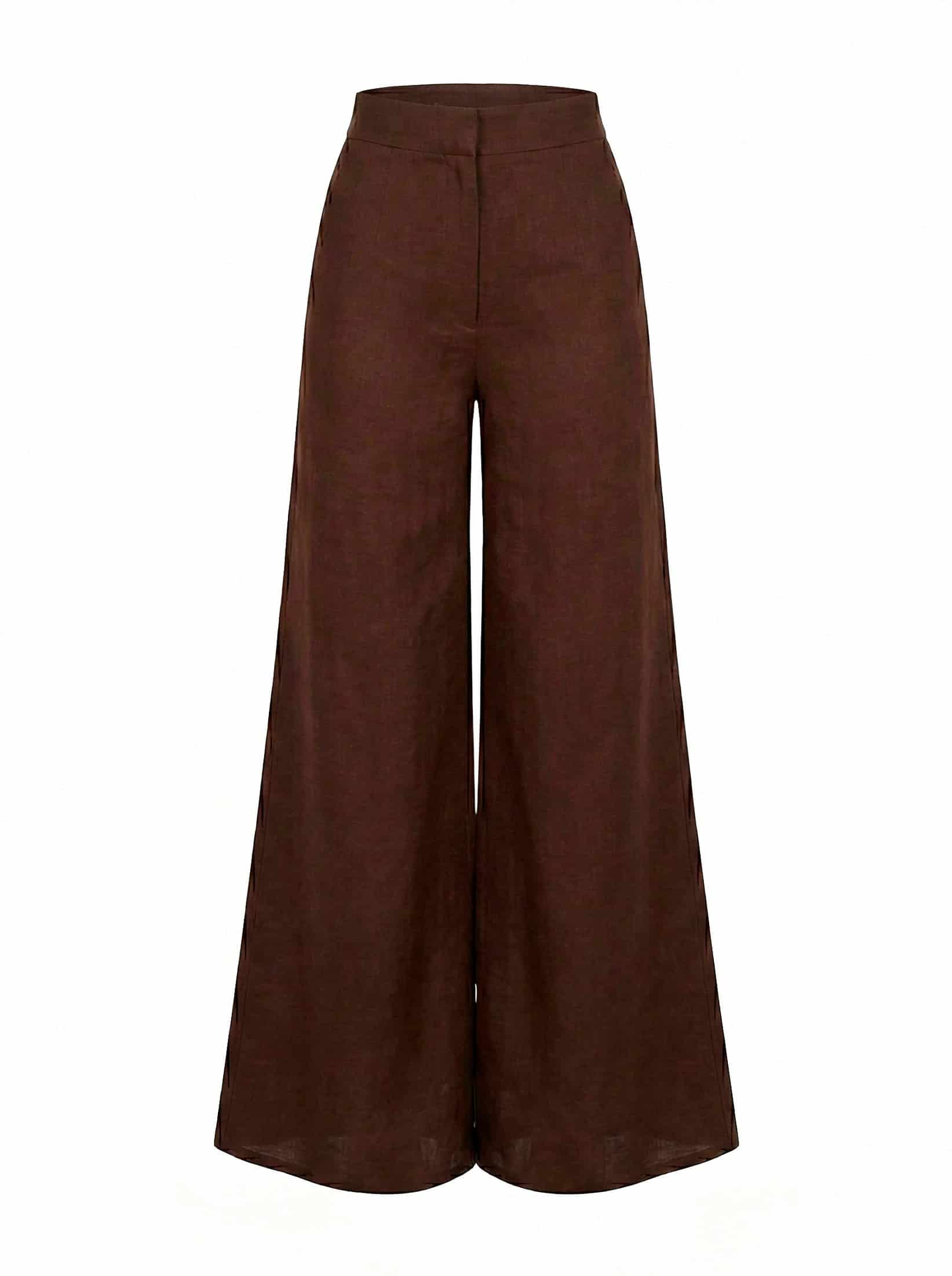 SARABI PANT UMBER BROWN - miniatura 1