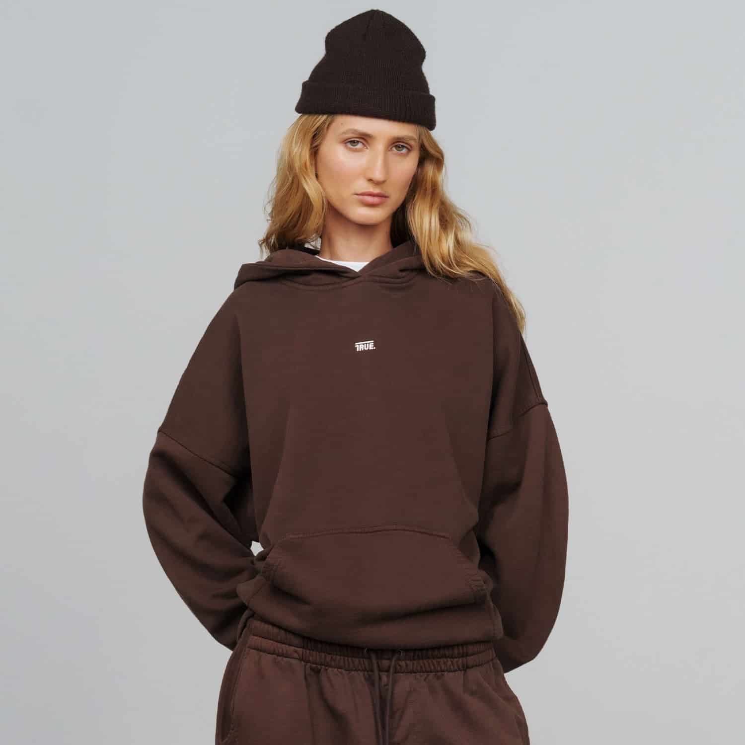 True Classic Hoodie - Brown - miniatura 2
