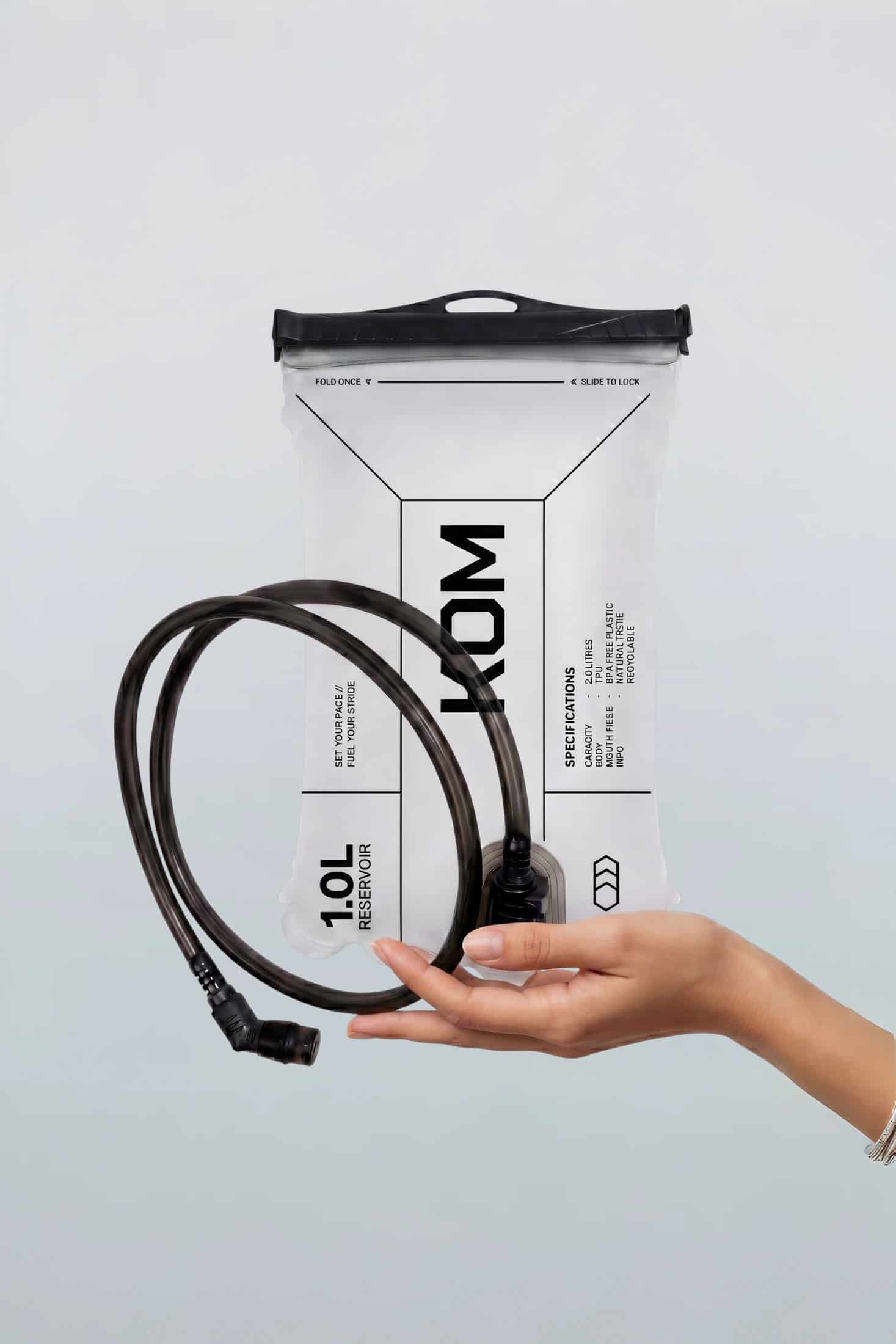 Bolsa de Hidratación 1L Tipo Camelback para Chaleco o Mochila - miniatura 1