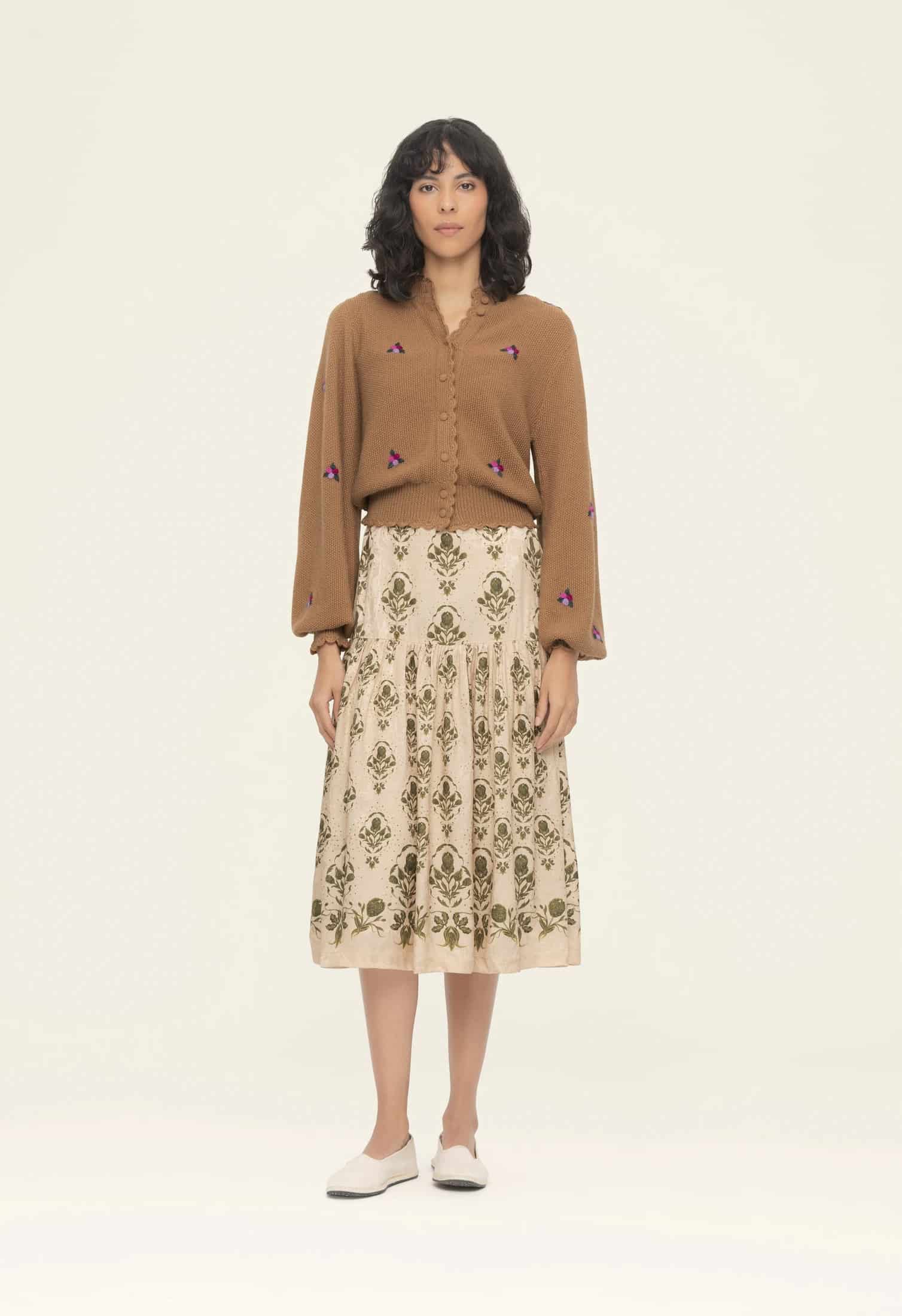 Pradera Brown Cardigan - miniatura 1