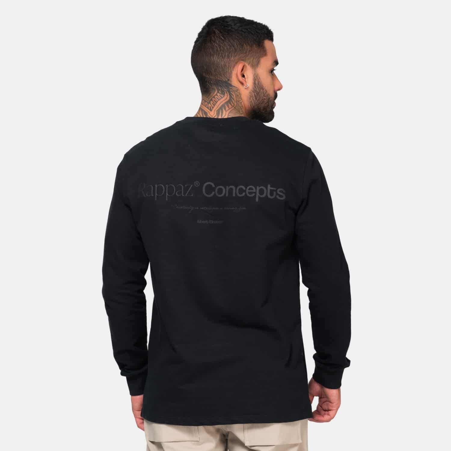 Long Sleeve Essential Black - miniatura 5