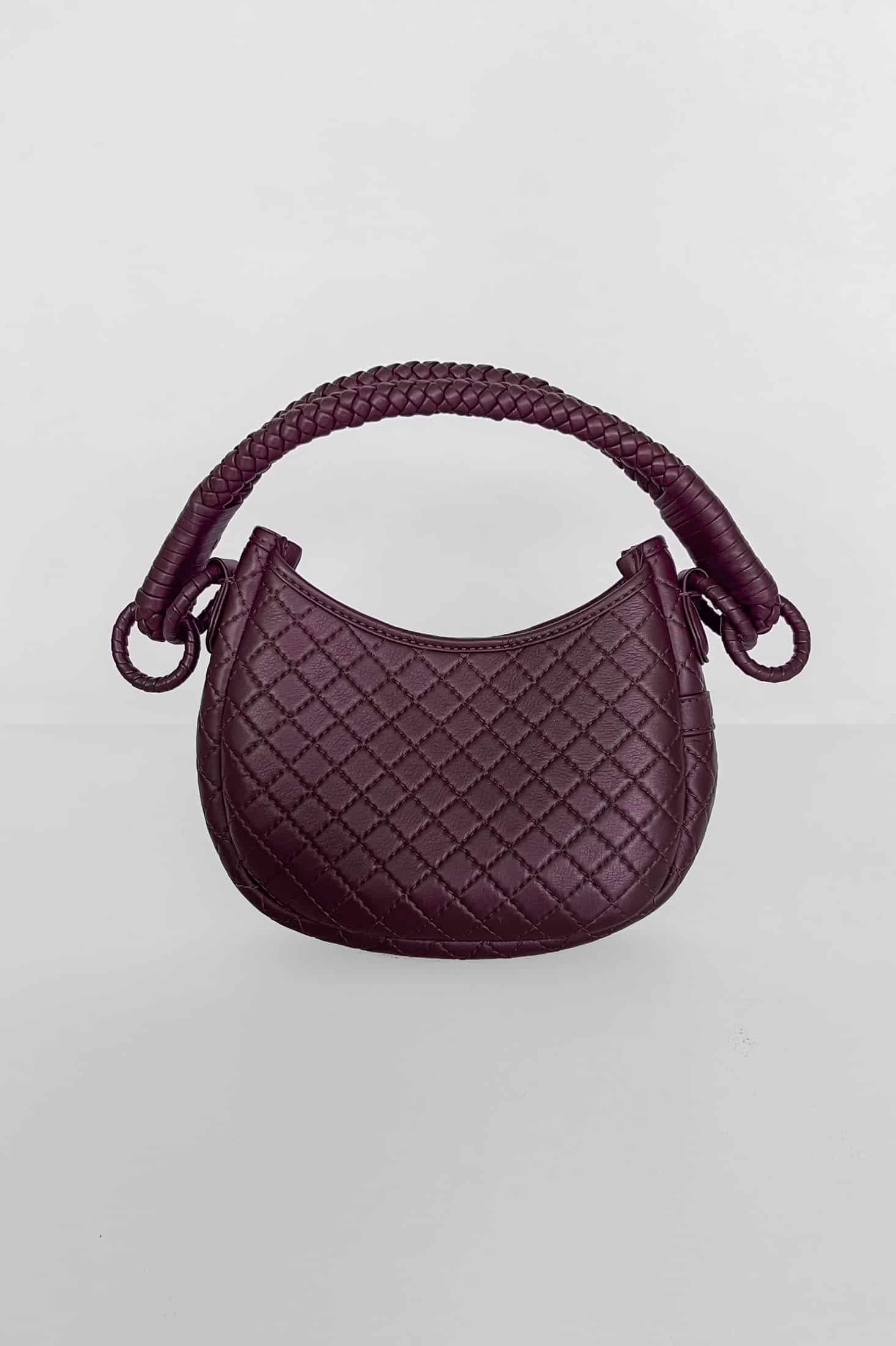Saddle Mini, Shoulder Bag - Burgundy - miniatura 6