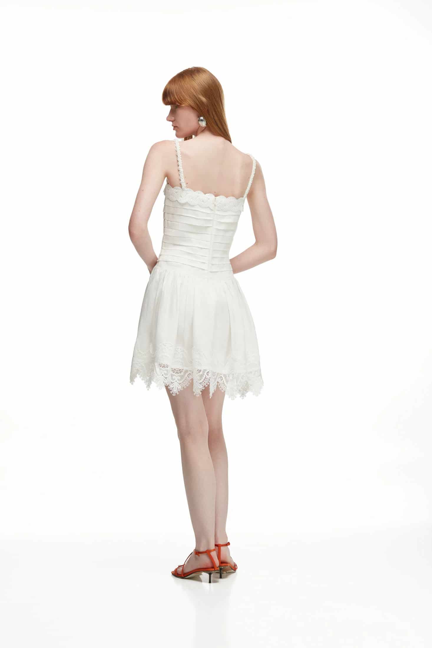 CLARA MINI DRESS WHITE - miniatura 2