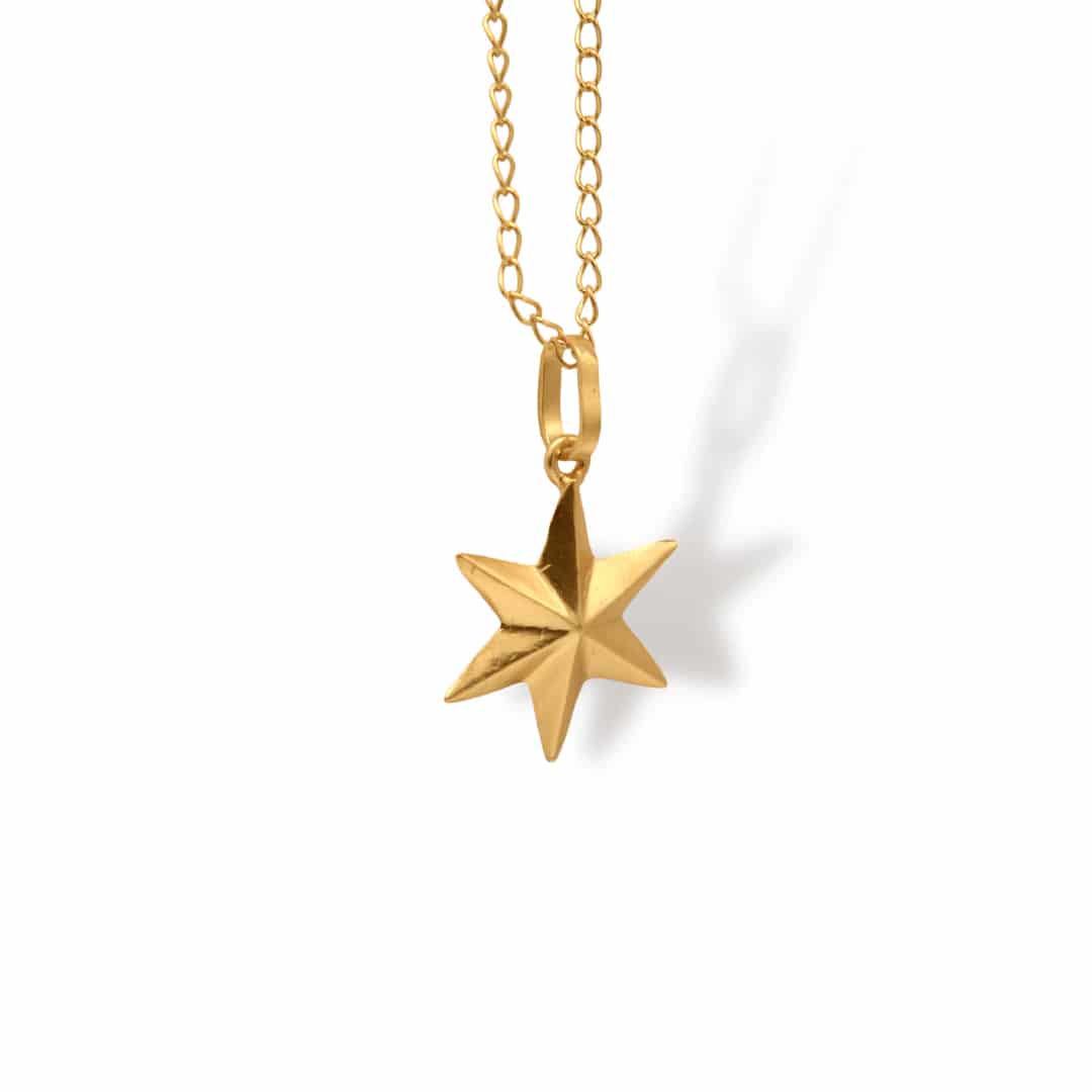 Cadena con estrella grande - miniatura 1