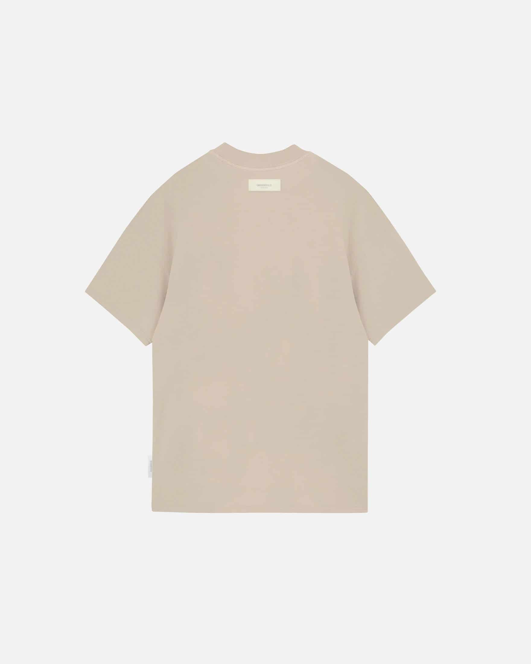 Basics Tiny Logo Regular Fit T-shirt Cream - miniatura 3