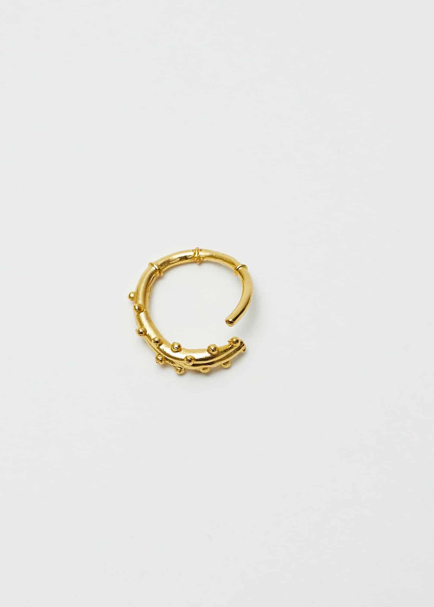 Anillo Earcuff Estambre Dorado - miniatura 1