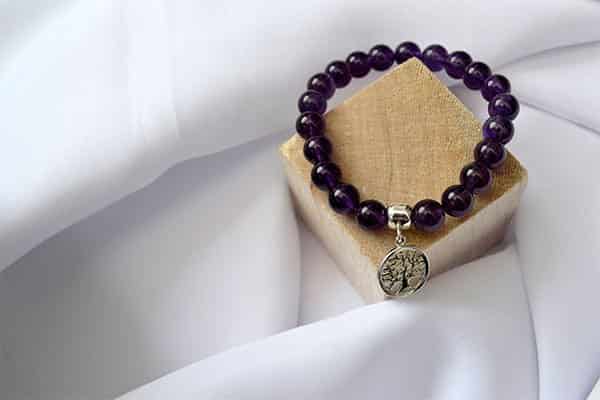 Pulsera Amatista dije árbol de la vida mini - miniatura 2