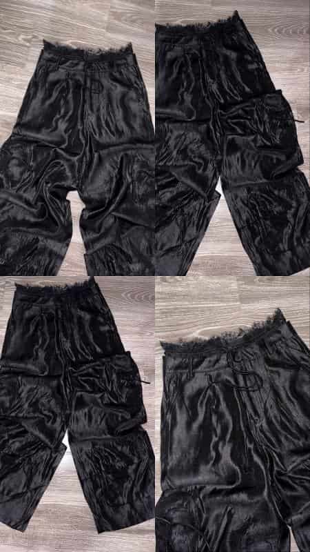 PANTALON NEGRO CARGO MOCHY - miniatura 4