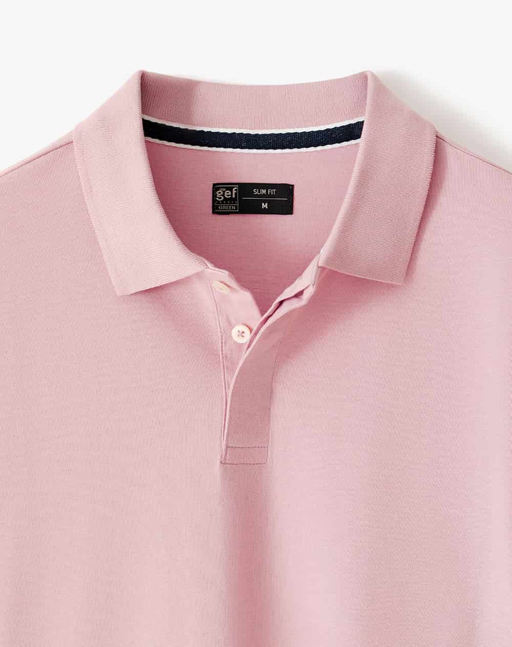 Polo slim palo de rosa hombre - miniatura 6