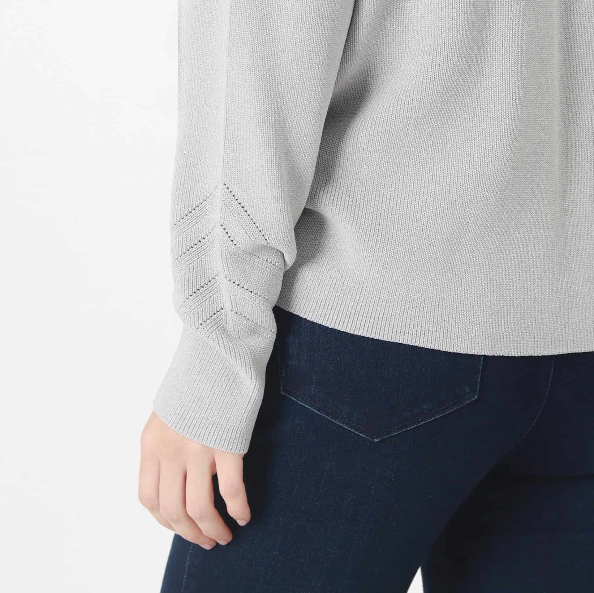 Sweater Cuello Redondo Manga Larga - miniatura 2