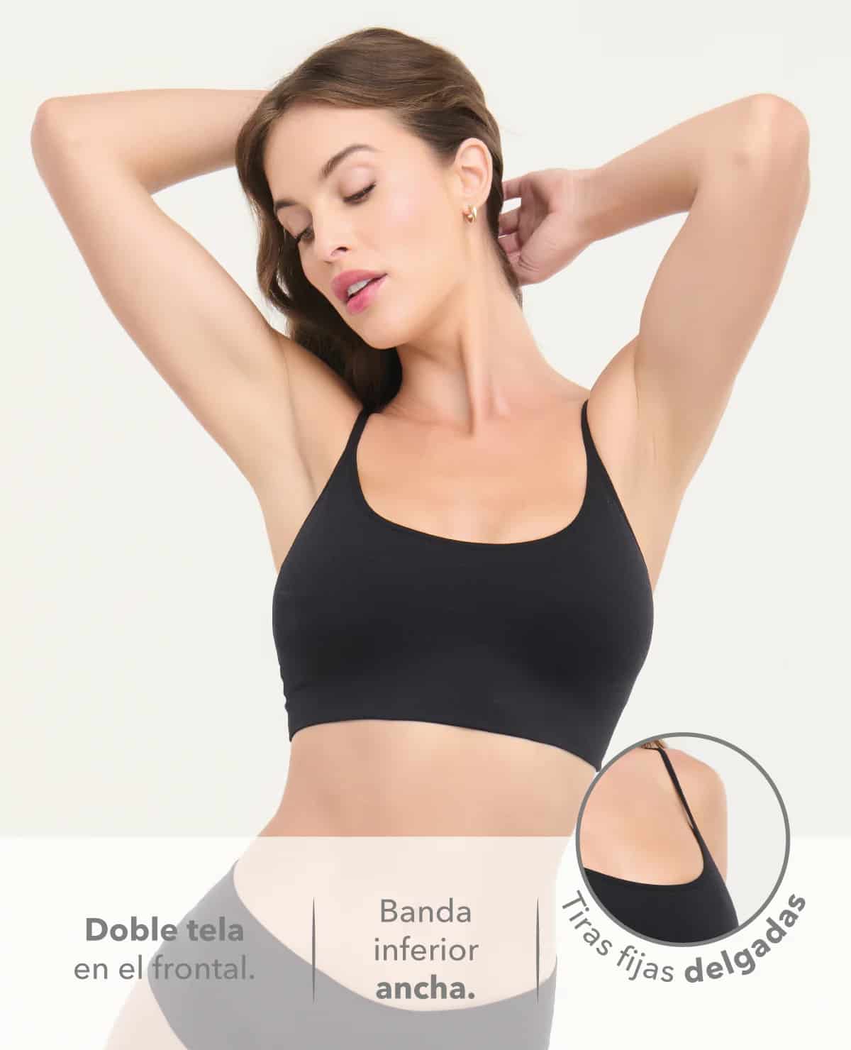 Top Seamless | Tiras Fijas | Ajuste Natural - miniatura 5