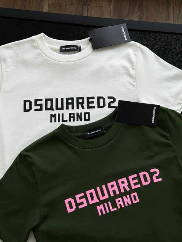 CAMISA DSQUARED2 BLANCA Y VERDE - miniatura 2