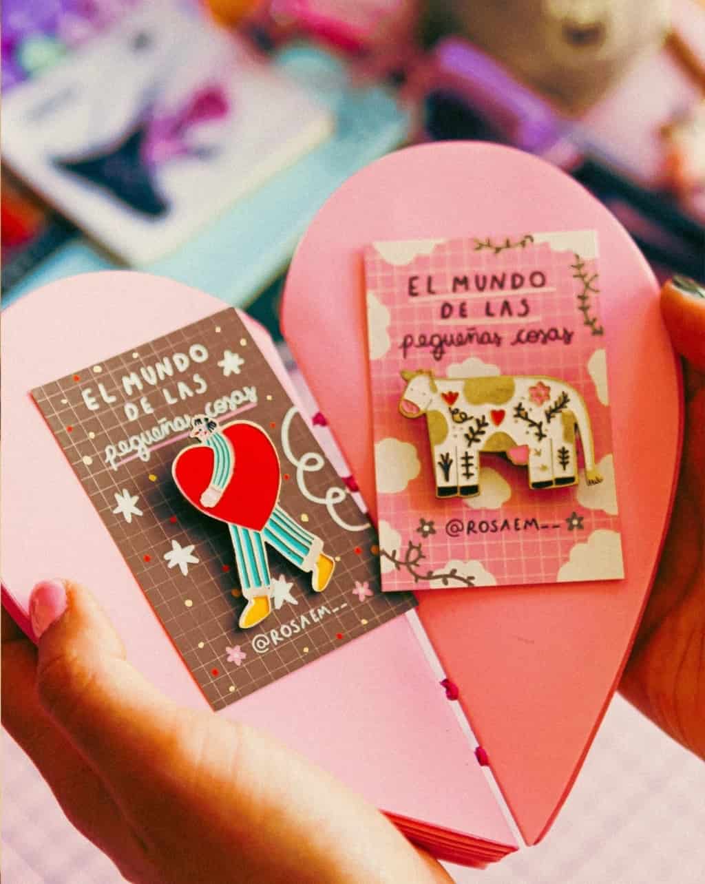 Pin e imán vaquita - miniatura 2