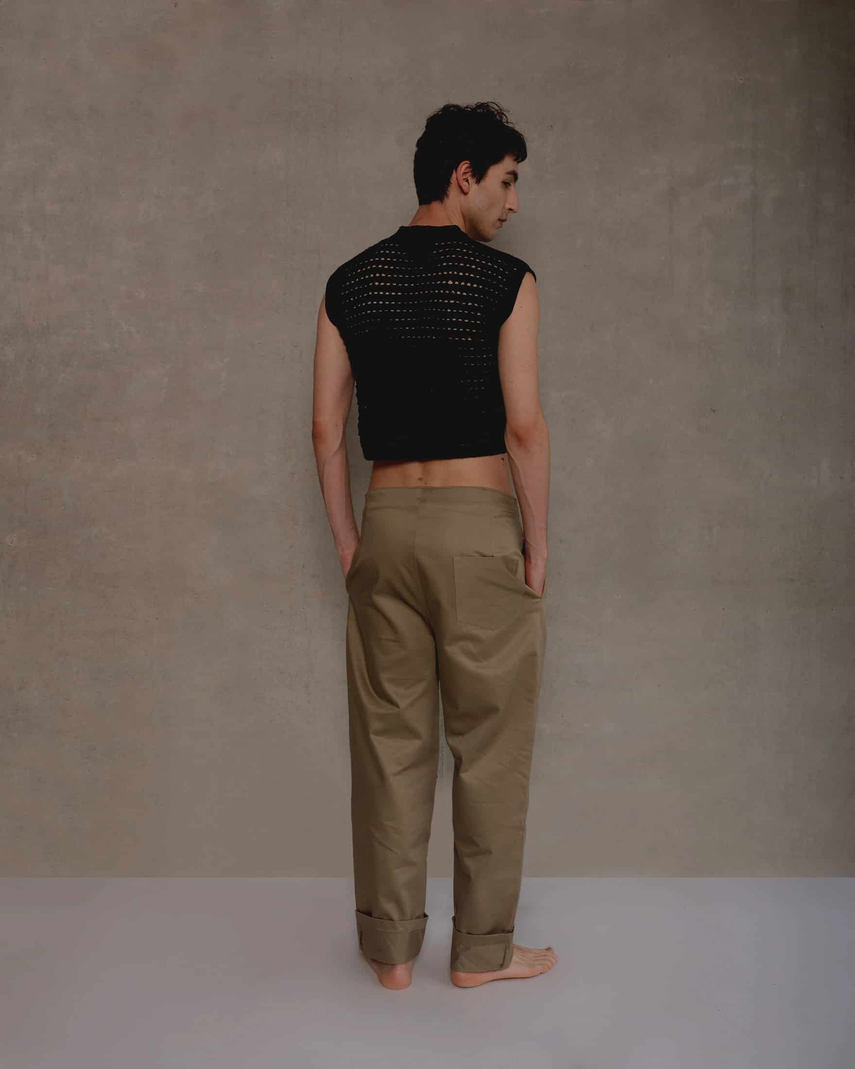 Dave Beige Trousers Man - miniatura 2