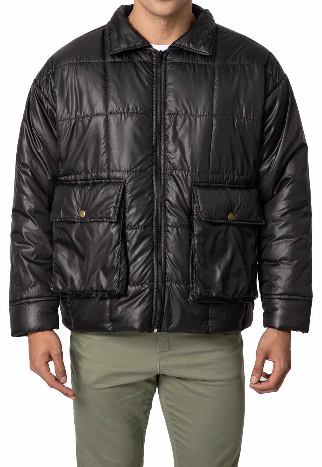 Chaqueta puffer negra - miniatura 9