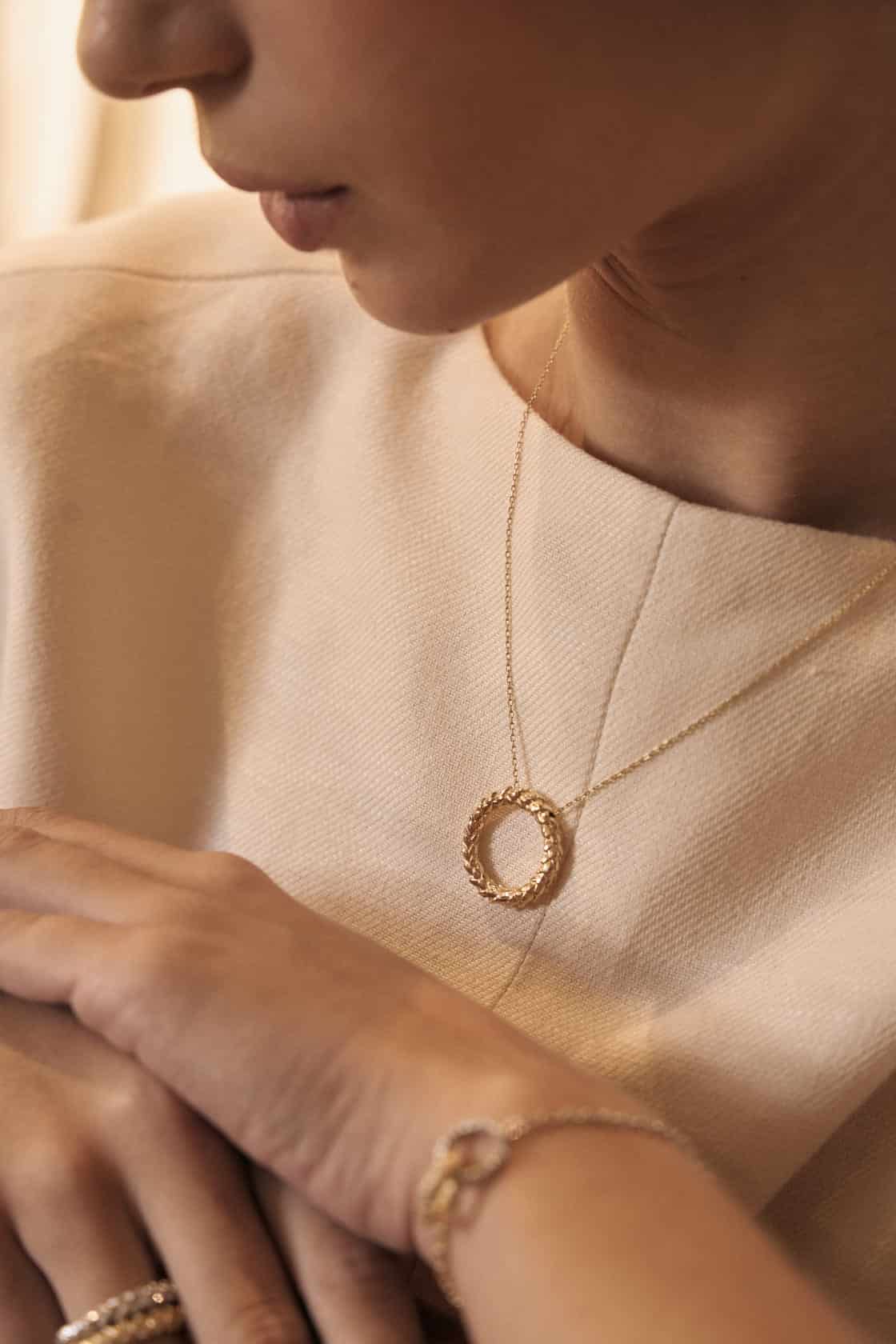 ARAUCARIA CIRCLE NECKLACE - miniatura 2
