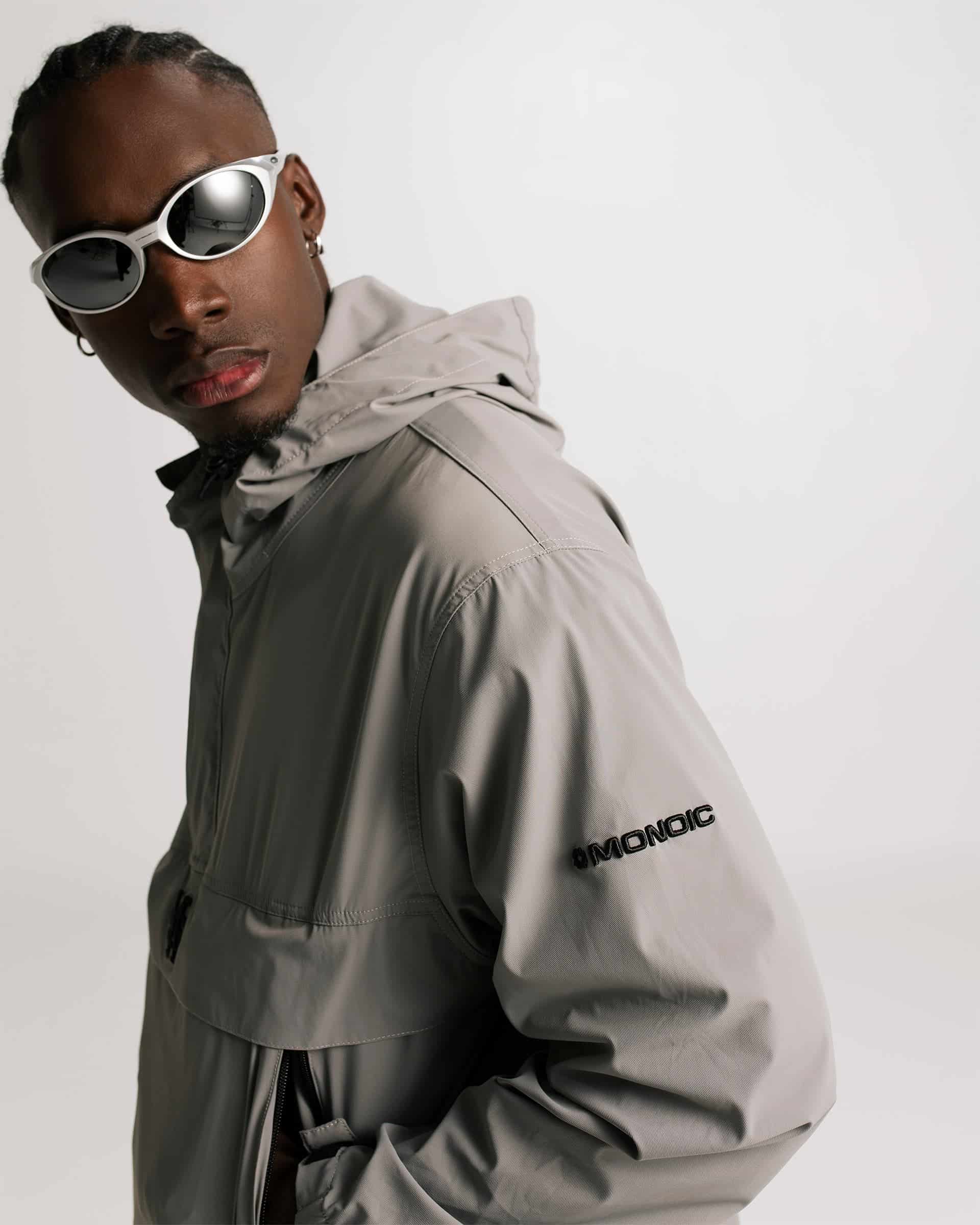 Monoic Windbreaker Jacket - Gris - miniatura 6