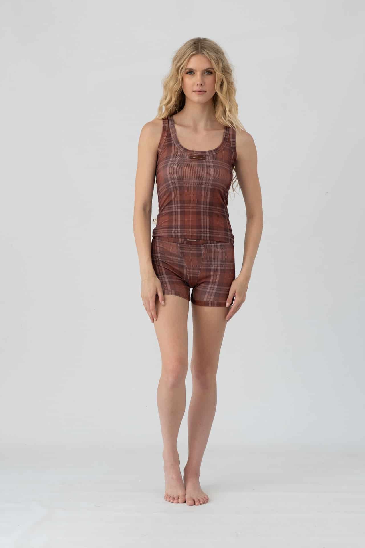 Set short Madrid Rosewood Plaid - miniatura 3