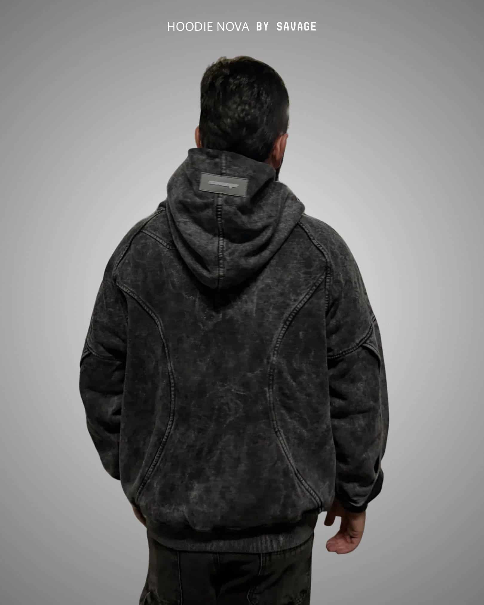 Hoodie Nova Acid Wash 400 gramos - miniatura 5