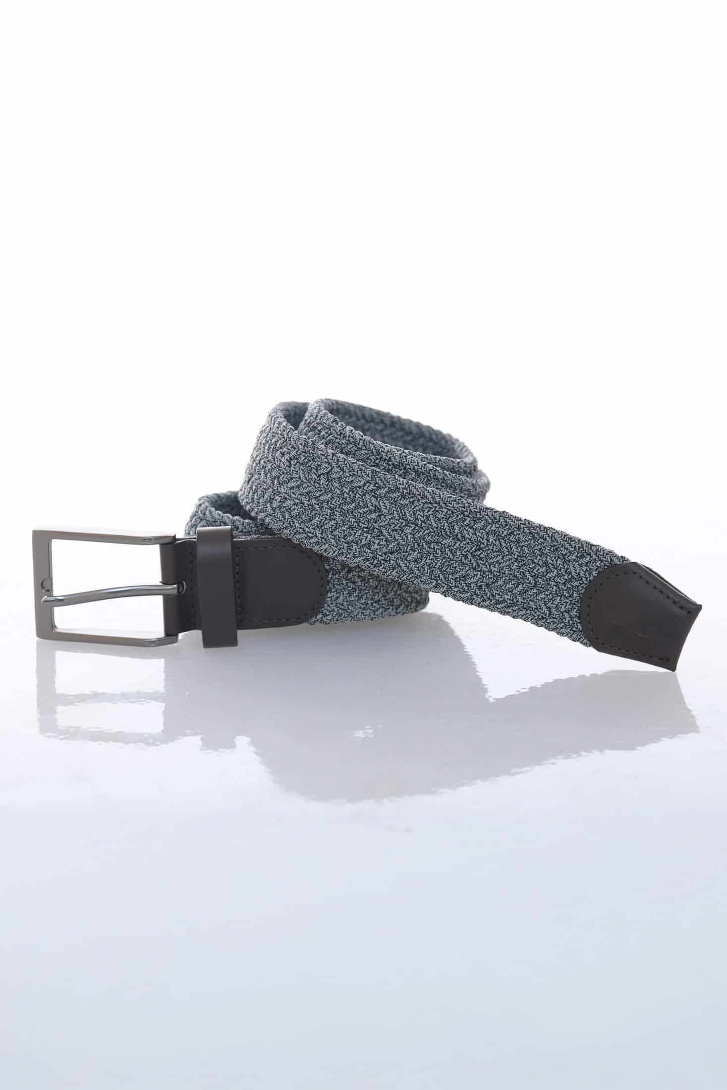 Correa Hilo Trenzado Gris Jaspeado - miniatura 2
