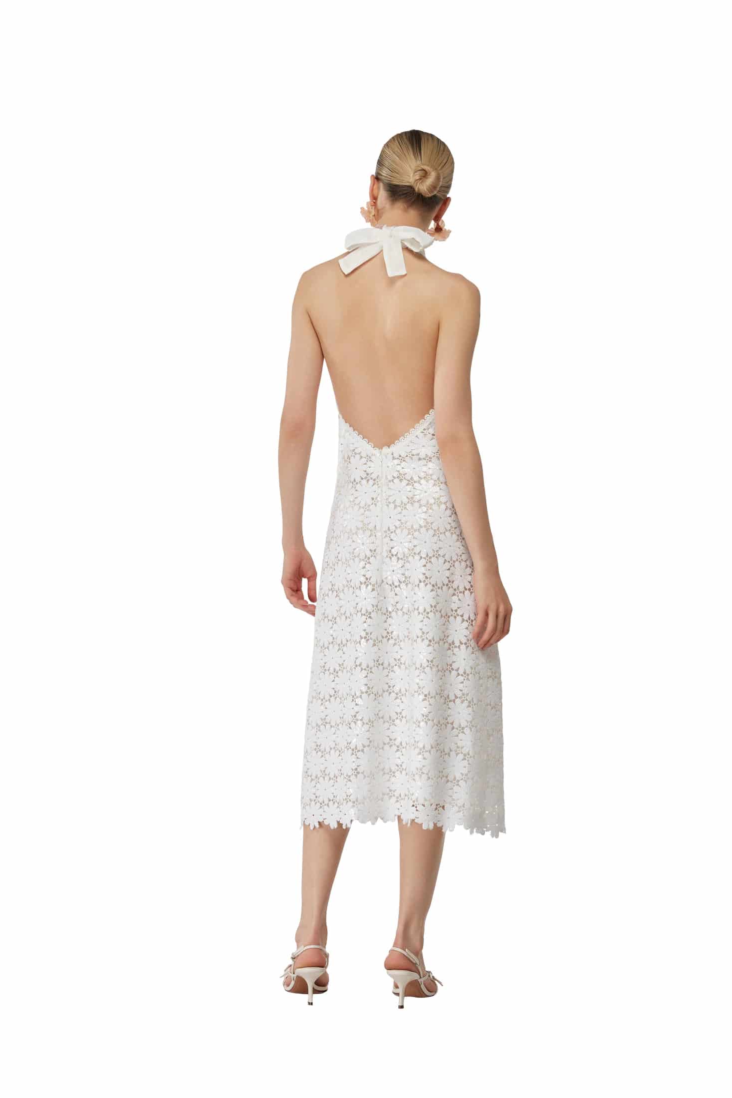 AZURA MIDI DRESS WHITE - miniatura 3
