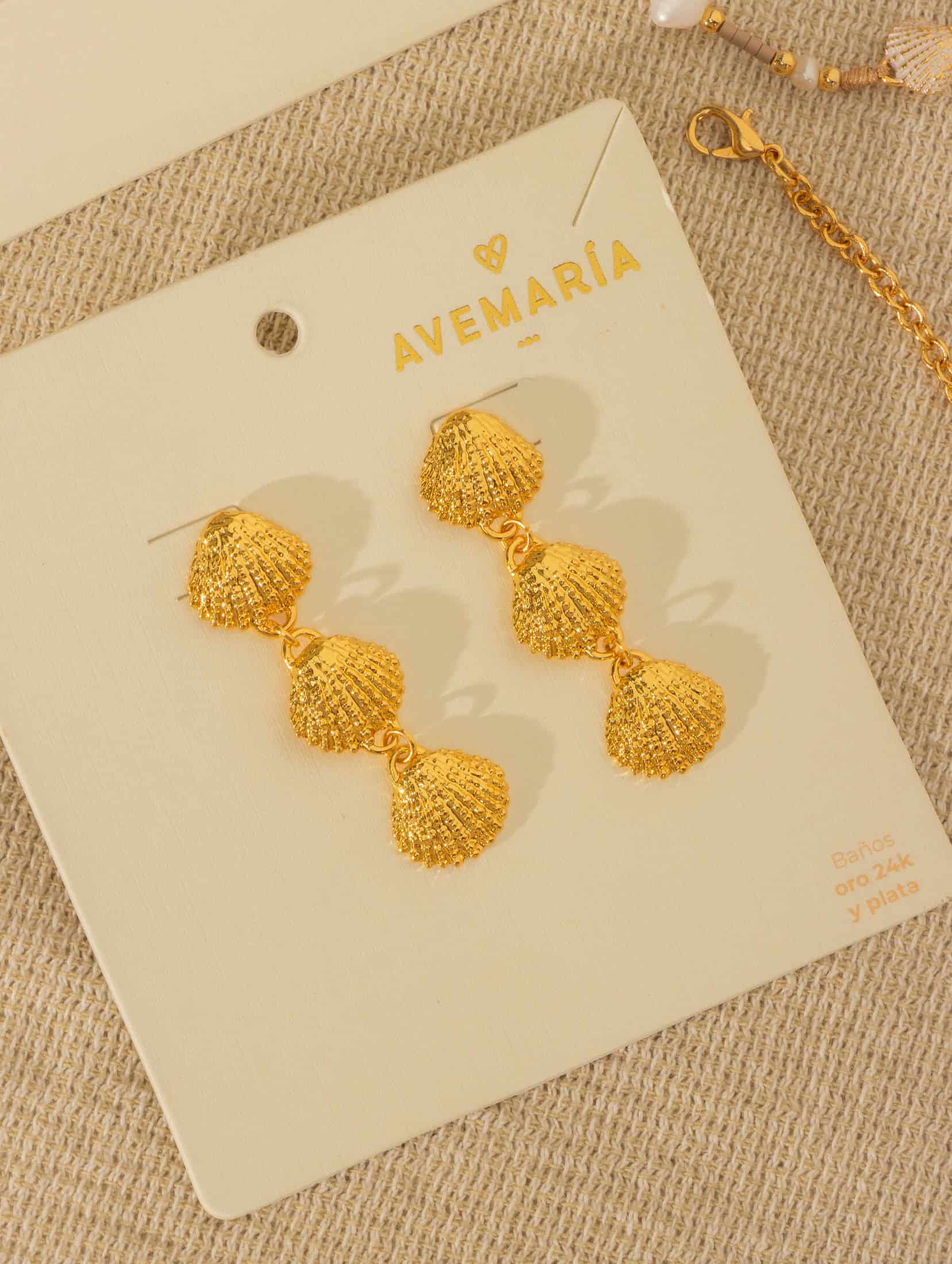 Maxi Aretes Concha Largo - miniatura 6