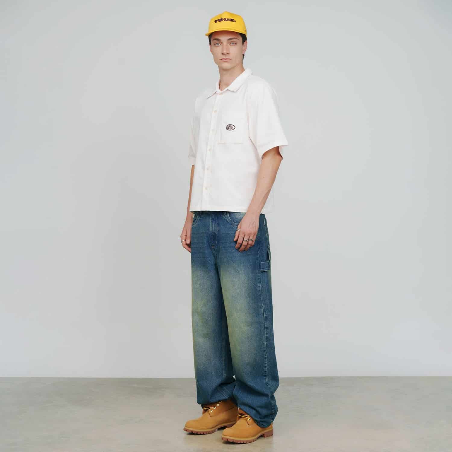 Midnight Corduroy Shirt - Cream - miniatura 5