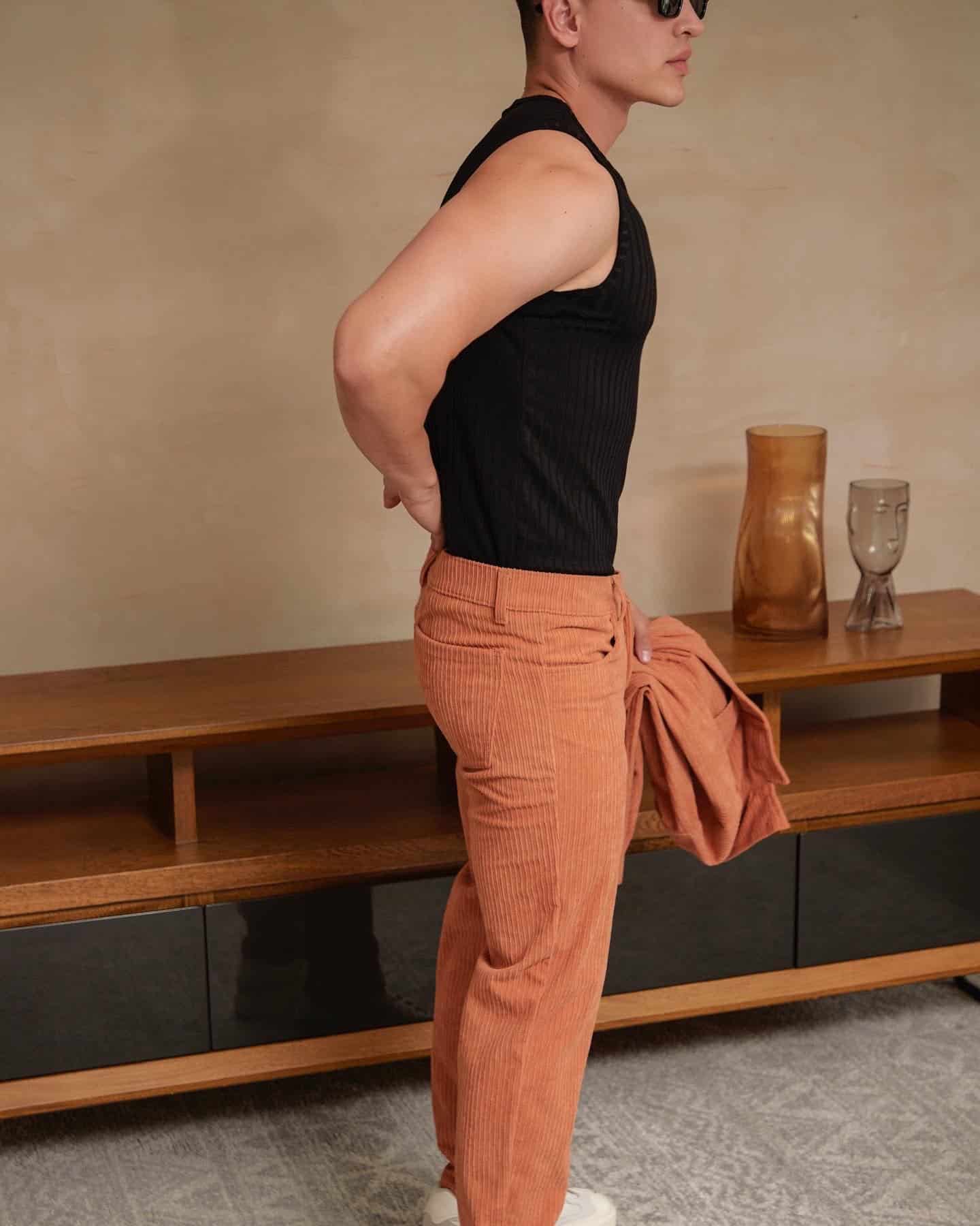 Pantalón Corduroy Ladrillo - miniatura 4