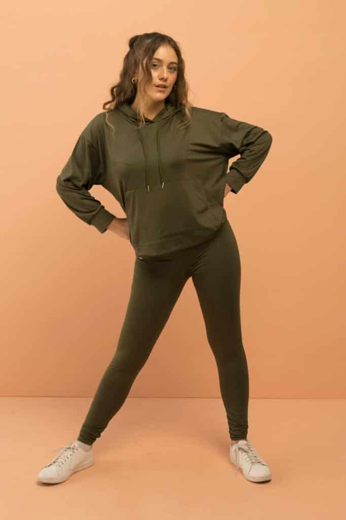Hoodie Sporty Verde - miniatura 2